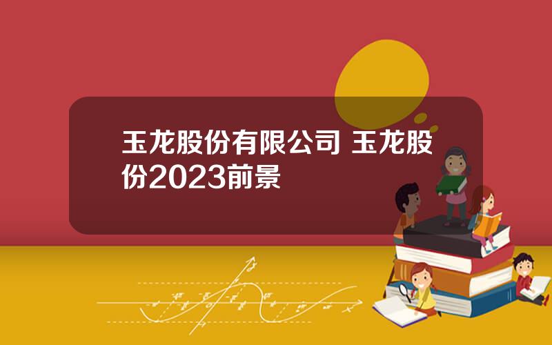 玉龙股份有限公司 玉龙股份2023前景